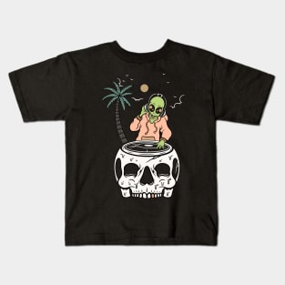 Dj alien Kids T-Shirt